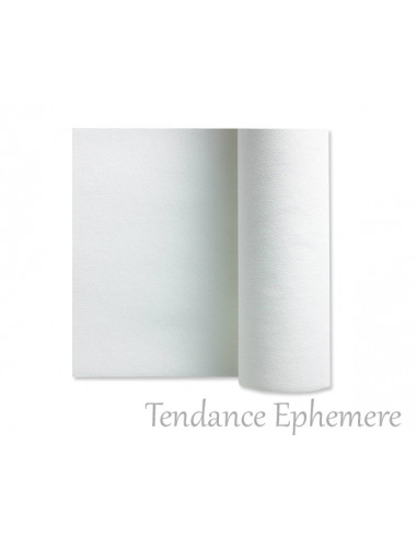 1 Nappe Papier Intissé Blanc 1.40 x 20m