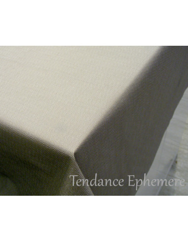 1 Nappe Papier Réutilisable Taupe PP 1,20x1,80m