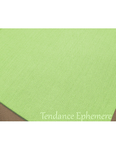 1 Nappe Intissé Imitation Tissu Vert Pastel 50m