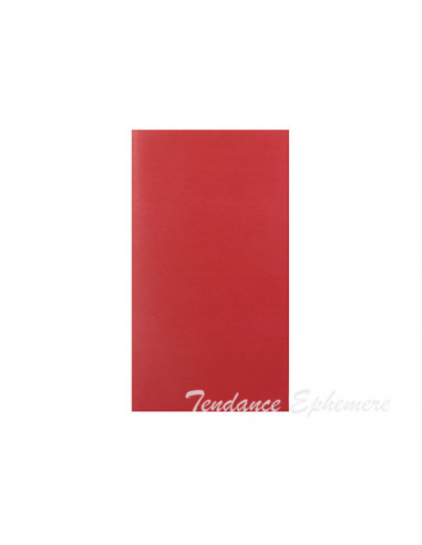 1 Nappe Papier Réutilisable Rouge PP 1,40x2,40m