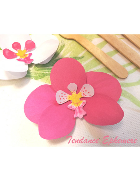 Orchidee Fleur Diy Kit De 6 Fleurs 8 5cm 2 10 Theme Les Iles Orchidee Fleur Diy Kit De 6 Fleurs 8 5cm 2 10 Theme Les Iles