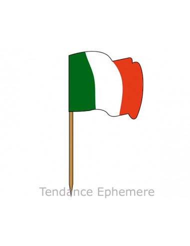 Petit Drapeau sur Pic ITALIE