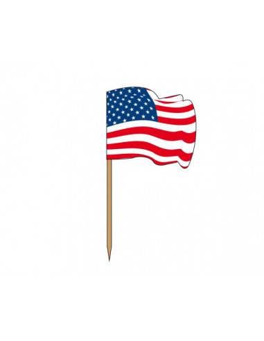 1 Petit Drapeau sur Pic USA