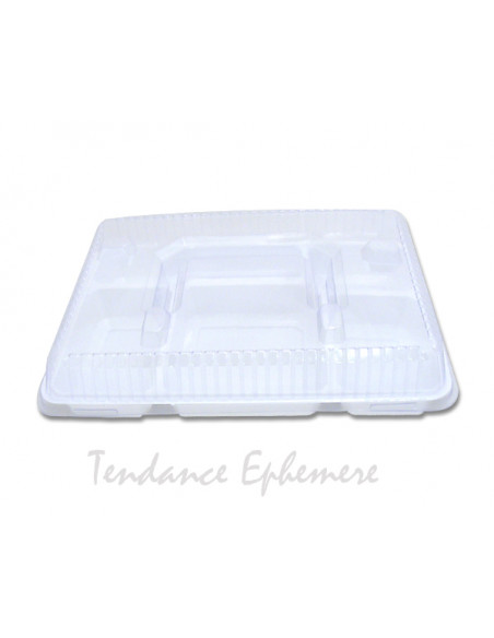 3 Plateau Repas 5 Compartiments Plastique Economique V2 - 50