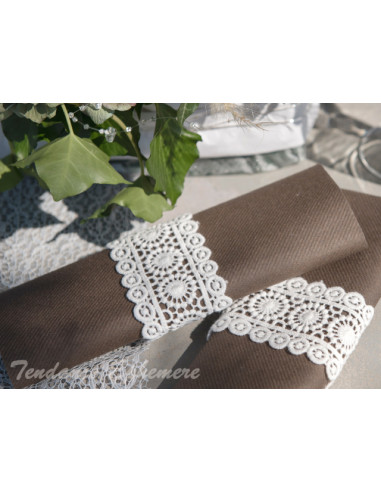 1 Ruban Broderie Blanche 5cm