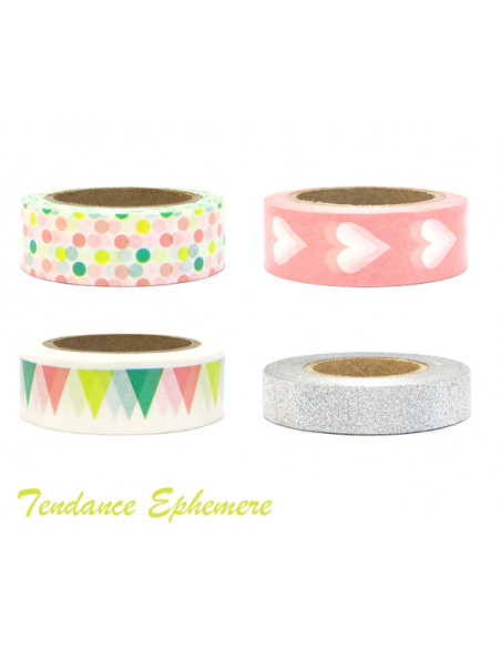 3 4 Rubans Masking Tape Tendance 40m