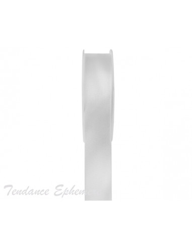 Ruban Satin Blanc 15mm - Nos rubans de Décoration - Bobine de 25m