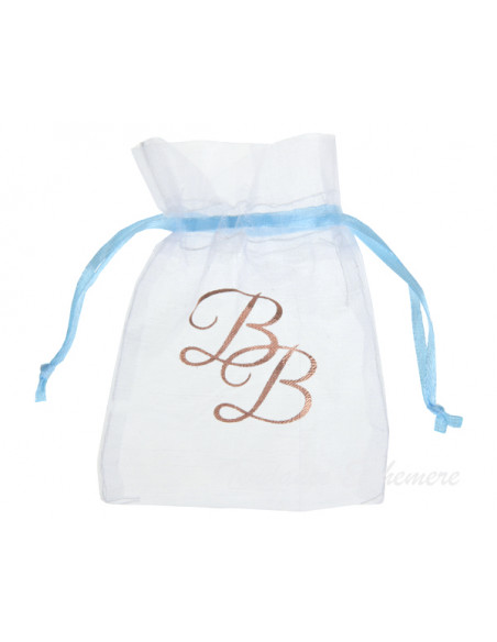 2 Sachet Dragées BB Bleu 10cm