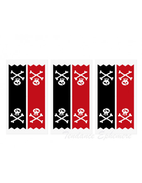 4 Sachet Cadeau Kraft Pirates