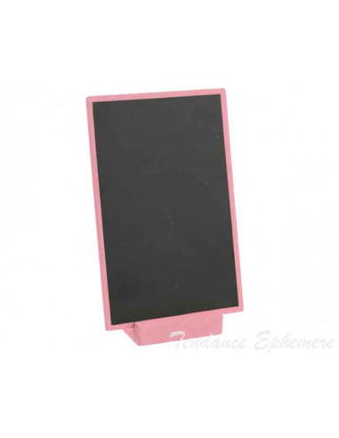 1 Grande Ardoise Bois Liseré Rose