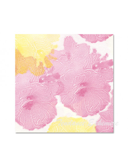 3 Serviette Intissée Flore