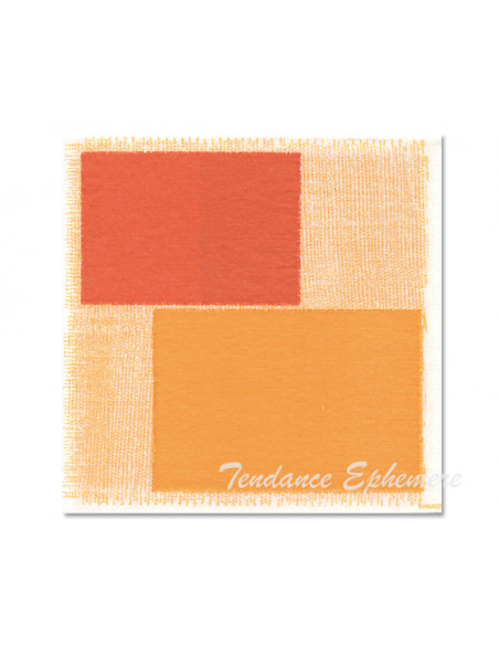 3 Serviette Intissée Terracotta