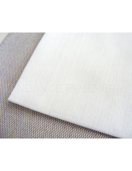 1 Serviette Effet Tissu Blanc 40cm