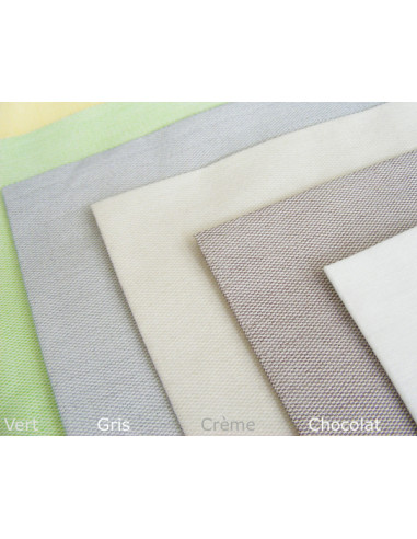 1 Serviette Effet Tissu Gris 40cm