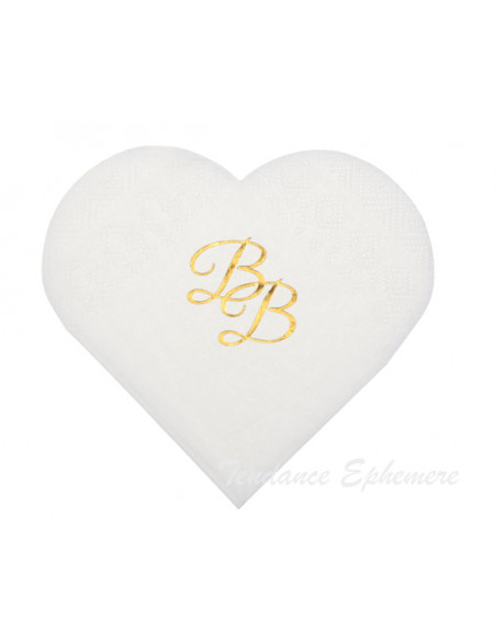 2 Serviette Papier BB Blanche