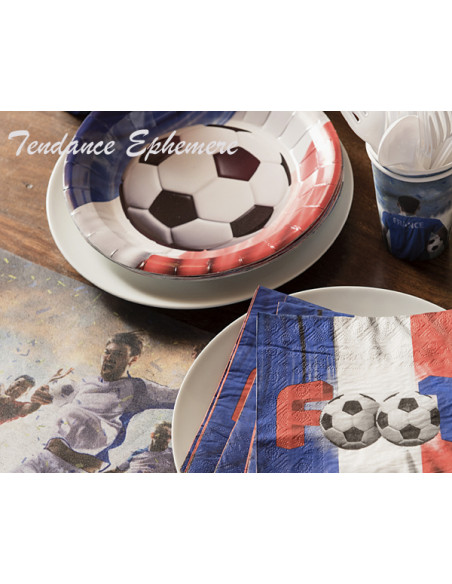 2 Serviette Papier Foot Coupe du Monde