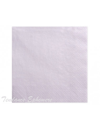 1 Serviette Papier Lavande 40cm