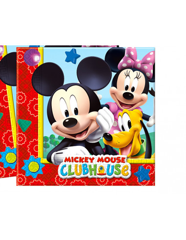 Serviette de table Mickey REF/LMIC93824 (Disney anniversaire)