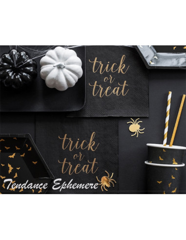 1 Serviette Papier Trick or Treat