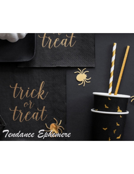 2 Serviette Papier Trick or Treat