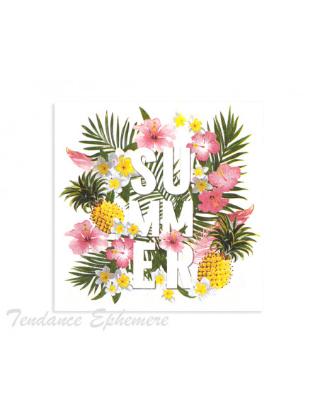 2 Serviette Papier Tropical