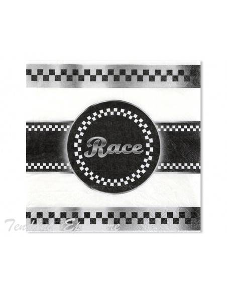 2 Serviette Papier Voiture Racing