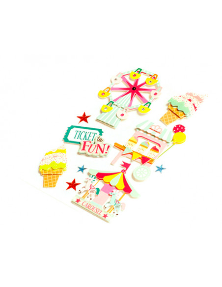 2 Stickers Thème Cirque
