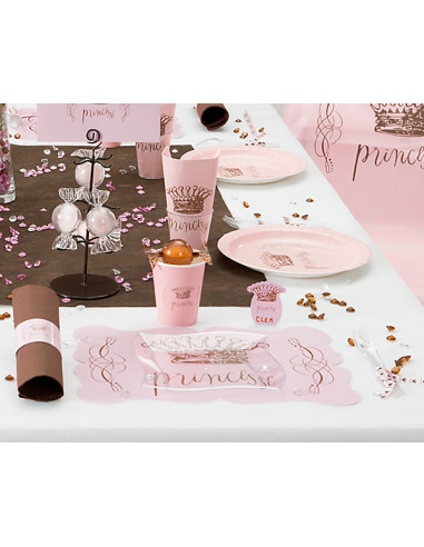 1 Assiette Carton Princesse 23cm