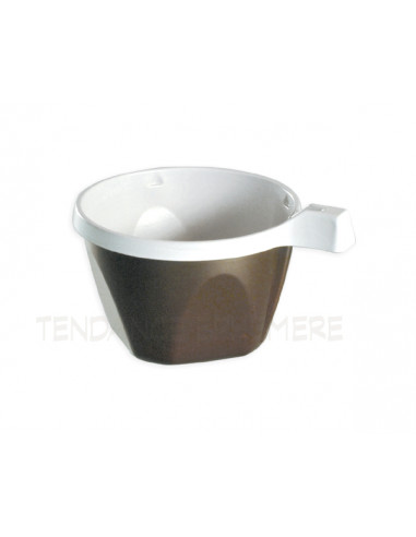 1 Tasse à Café Plastique Marron 17cl