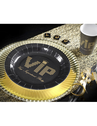 1 Assiette Carton VIP 23cm