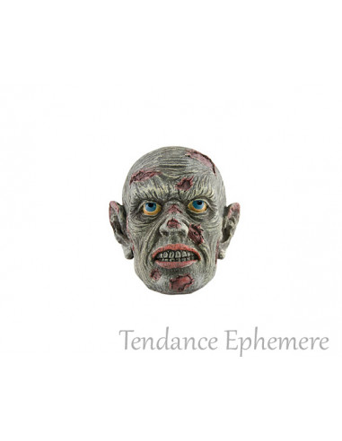 1 Tête de Zombie 12cm