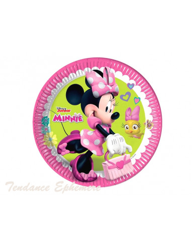 1 Assiette Carton Minnie Helpers 23cm