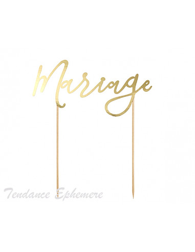 Topper Gateau Mariage Or Ecriture Deliee 22 5cm 2 90 Topper Gateau Mariage Or Ecriture Deliee 22 5cm 2 90