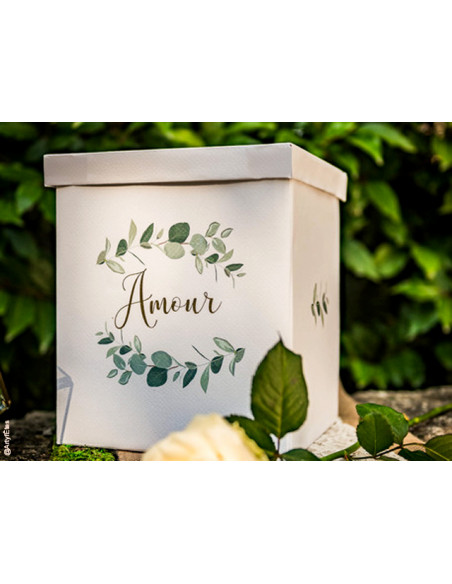 1 Urne Mariage Amour Eucalyptus