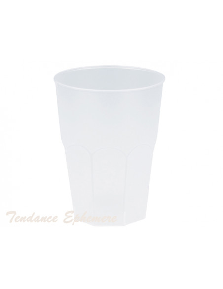 2 Verre Cocktail Transparent Effet Givré 35cl- 20