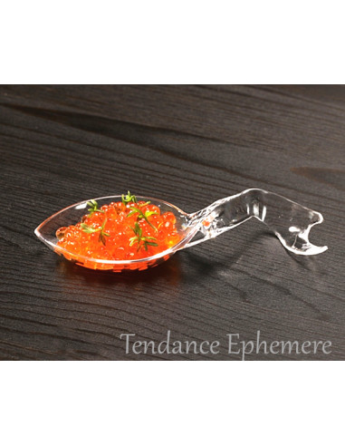 Verrine avec cuillère (11cm) sardine - Les Deux Provençales