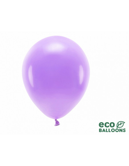 2 10 Ballons Latex Biodegradable Lavande 26cm