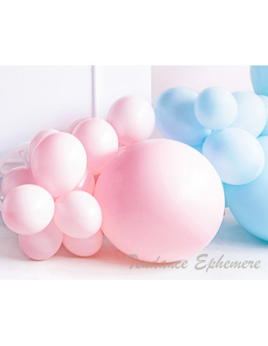 1 Gros Ballon Rond Rose Pastel 60cm