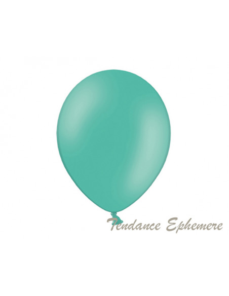 3 100 Ballons Aquamarine Pastel 12cm