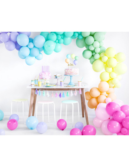 2 50 Ballons Blanc Pure 30cm