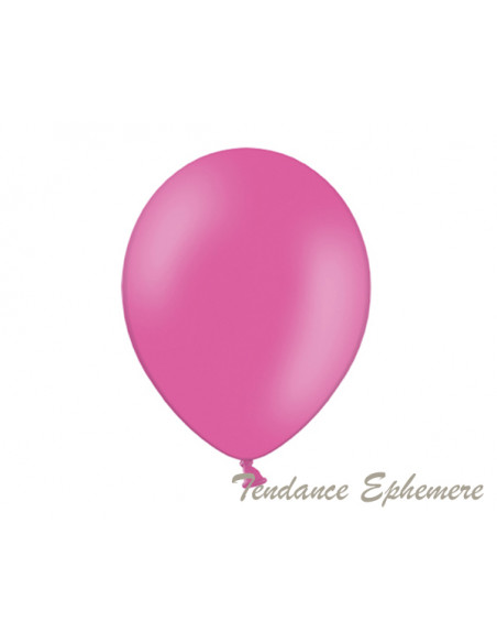 2 100 Ballons Fuchsia Pastel 12cm