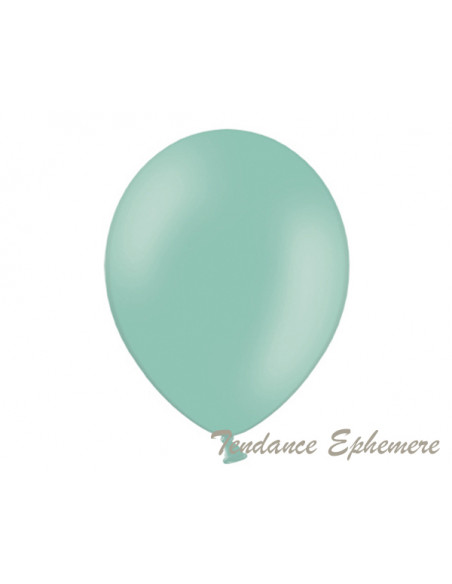 3 10 Ballons Menthe Pastel 30cm