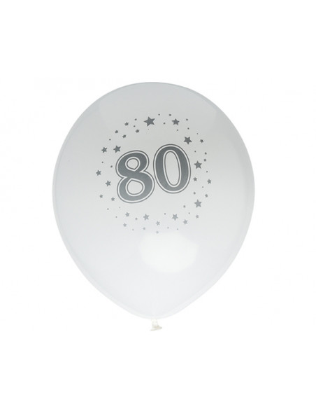 2 Ballon Anniversaire 80 ans