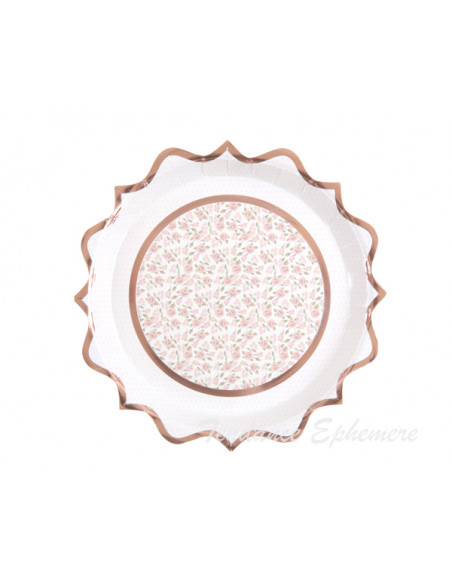2 Assiette Carton Ballerine