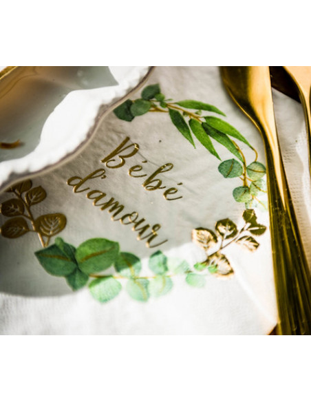 2 Serviette Papier Bébé d Amour