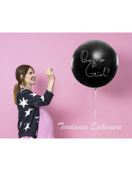 1 Ballon Annonce Sexe Bébé Fille 1m