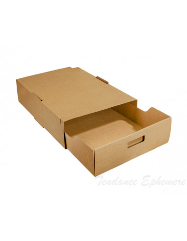 Plateau Repas Carton Kraft 45.5x34x11.5cm