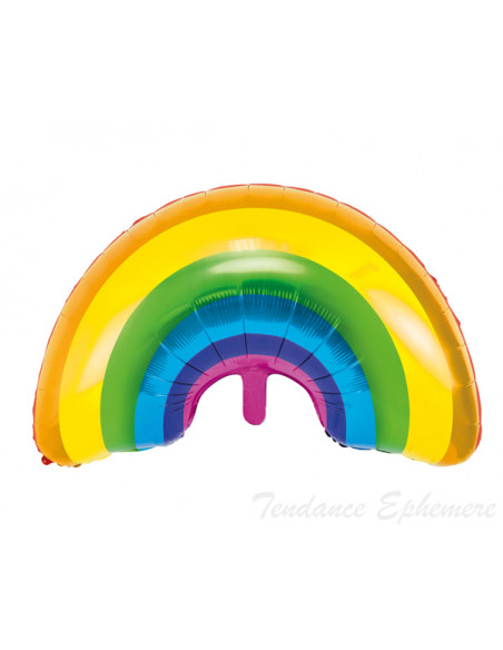 2 Ballon Aluminium Arc en Ciel 73cm