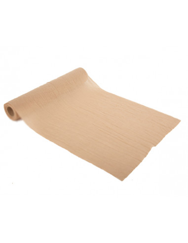 Chemin de Table Mousseline Noisette 5m