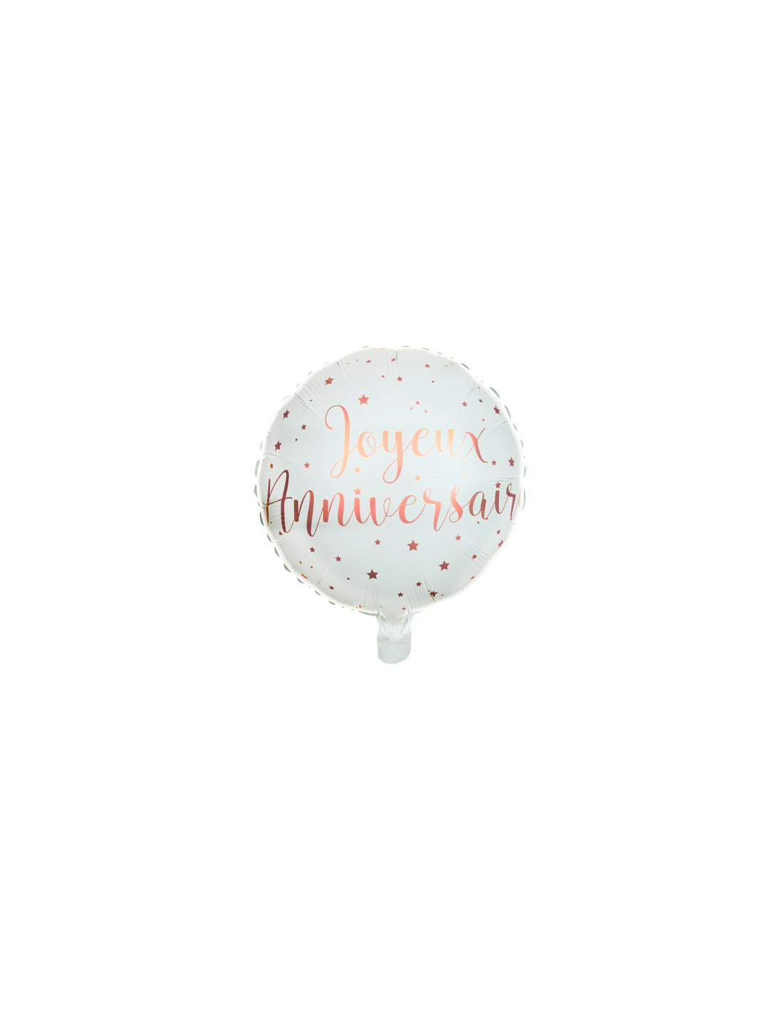 Ballons alu Joyeux Anniversaire Rose Gold